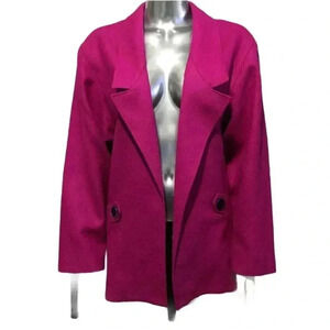 Vintage Sterling Stall Lined Blazer
Fuchsia Size Small